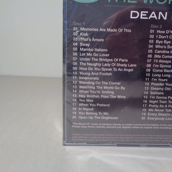 THE WORLD OF DEAN MARTIN / New CD / 2 Disc Set / 40 Tracks - Songs - Picture 3 of 16